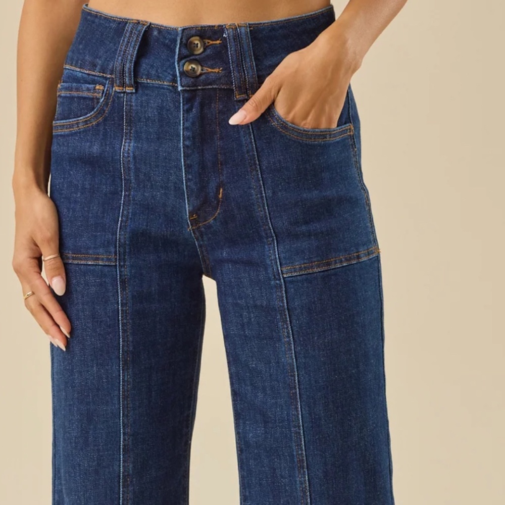 Annalee Wide Leg Crop Jeans